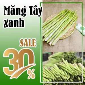 khuyến mãi măng tây